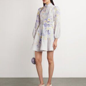 Zimmermann Crush Button Mini Dress